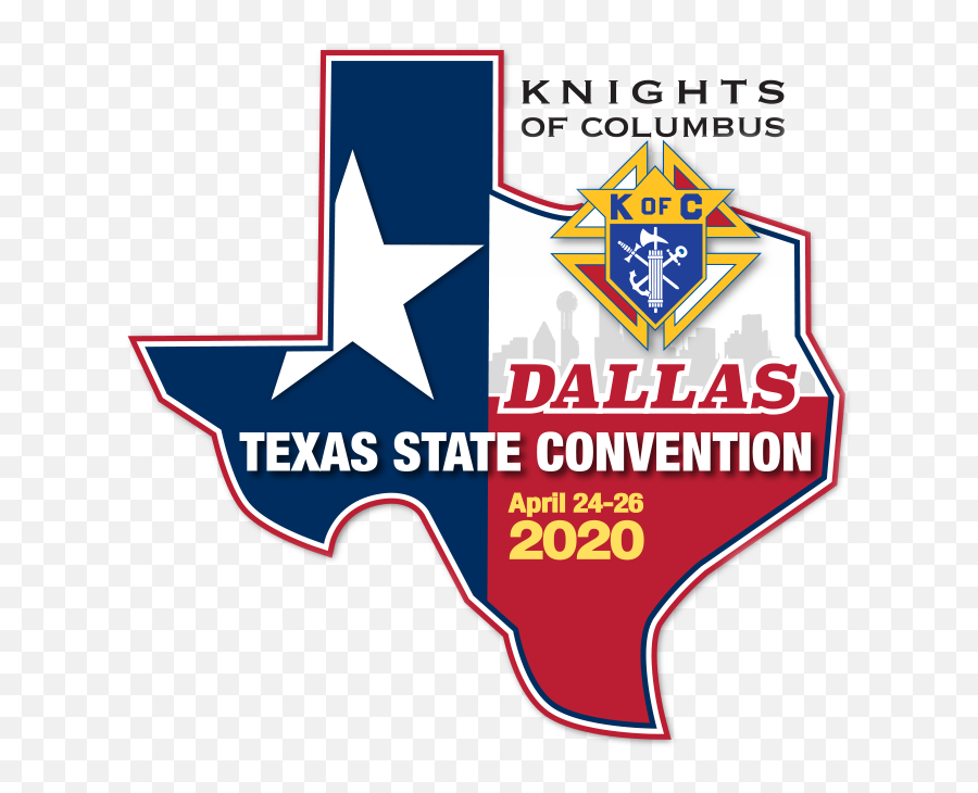 Texas State Convention Of The Knights Columbus 2020 - Knights Of Columbus Emblem Png,Texas State Png