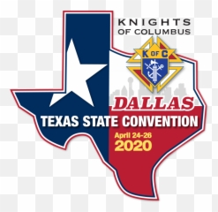 Texas State Convention Of The Knights Columbus 2020 - Knights Of Columbus Emblem Png,Texas State Png
