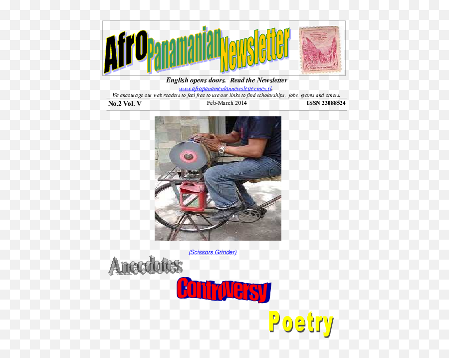 Pdf Afropanamanian Newsletter Feb - March 2014pdf Ines V Tradesman Png,Magicjack Icon Download