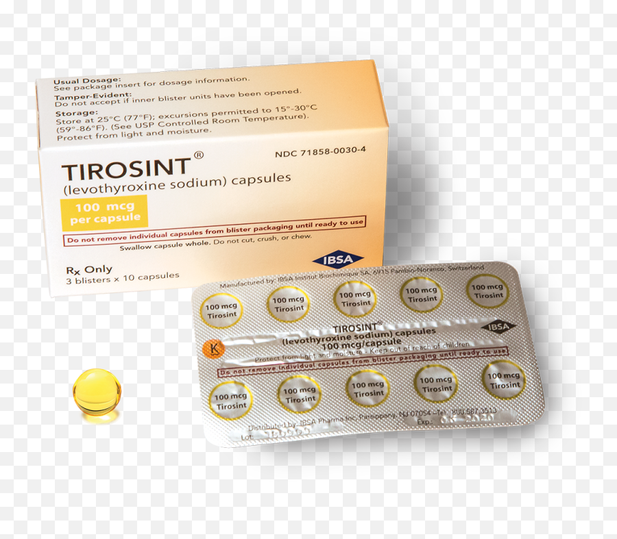 Download Tirosint Thyroid Information - Pill Full Size Png Prescription Drug,Pill Png
