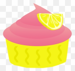 Lemonade Cupcake Clip Art - Cupcakes Pictures Png Download Pink And Yellow Cupcake Clipart,Lemonade Transparent