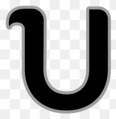 Curly U Flat Alphabet Transparent Png U0026 Svg Vector - Solid,U Icon
