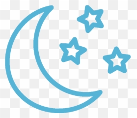 Philips U2014 Stardust Sleep Labs - Crescent Moon Sparkles Outlines png