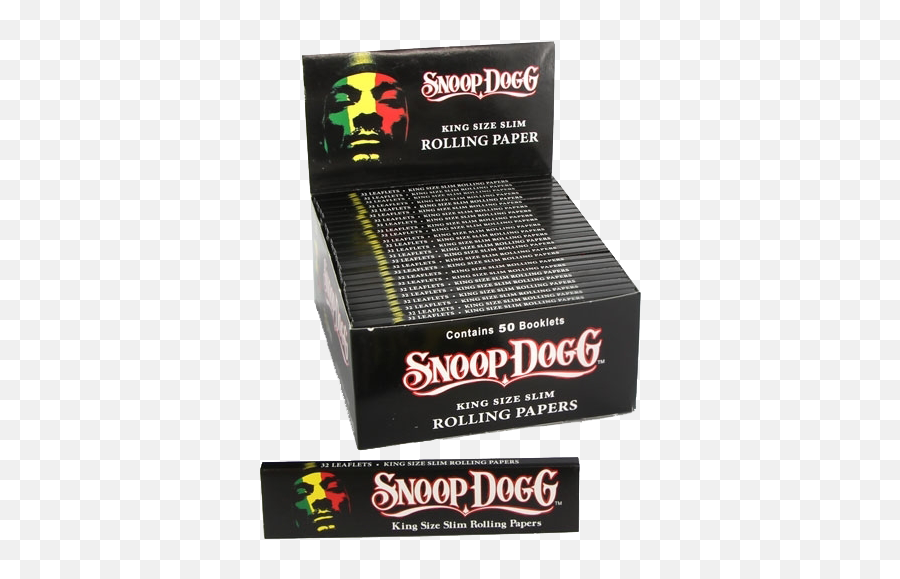 Snoop Dogg King Size Slim Rolling Papers - Rolling Papers Snoop Dogg Png,Snoop Dogg Png