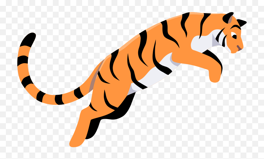 Ilustraciones Clipart E Imágenes De Tiger - Drawing En Png Y Svg Animal Figure,Icons8 Icon Tiger