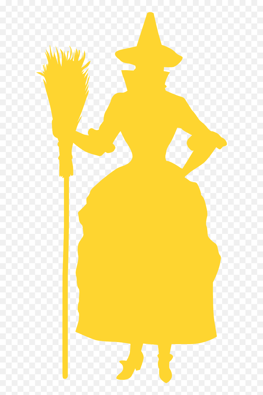 Witch Silhouette - Illustration Png,Witch Silhouette Png