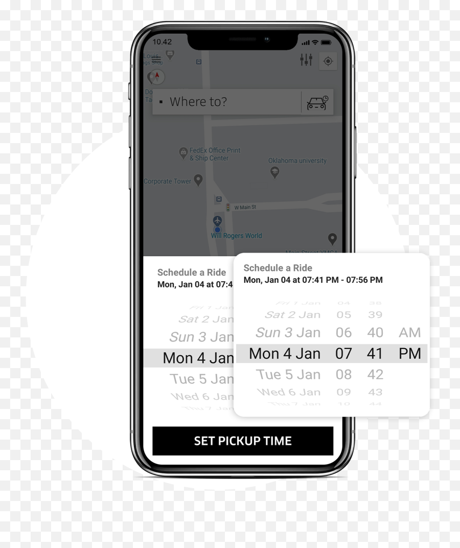 Uber Clone Script Jusinbiz - Dot Png,Lyft Has No Clock Icon