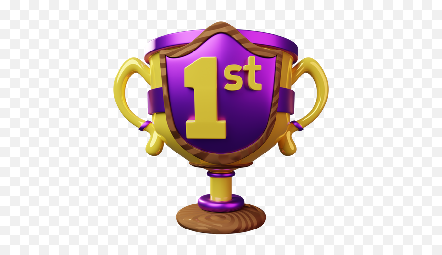 First Trophy 3d Illustrations Designs Images Vectors Hd - Event Png,1st Place Icon