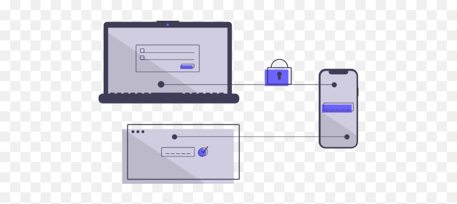 Two Factor Authentication Illustration - Download For Free Authentication Png,Two Factor Authentication Icon