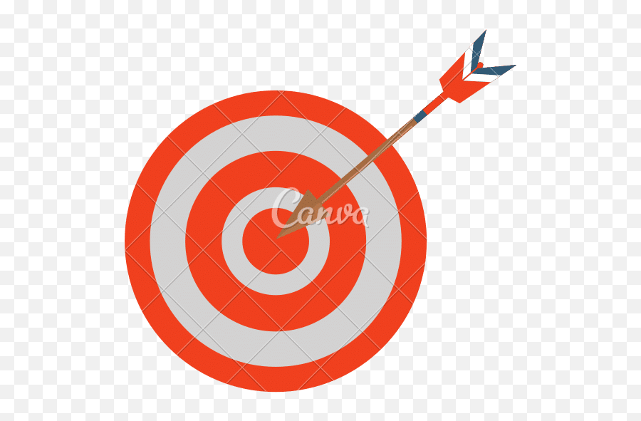 Arrow Target Icon - Canva Png,Arrow Target Icon
