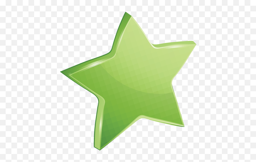 Green Star Icon - Star Icon No Background Png,3d Star Png