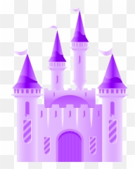 Fairytale Clipart 3d Castle - Purple Castle Clipart Png,Fairytale Png