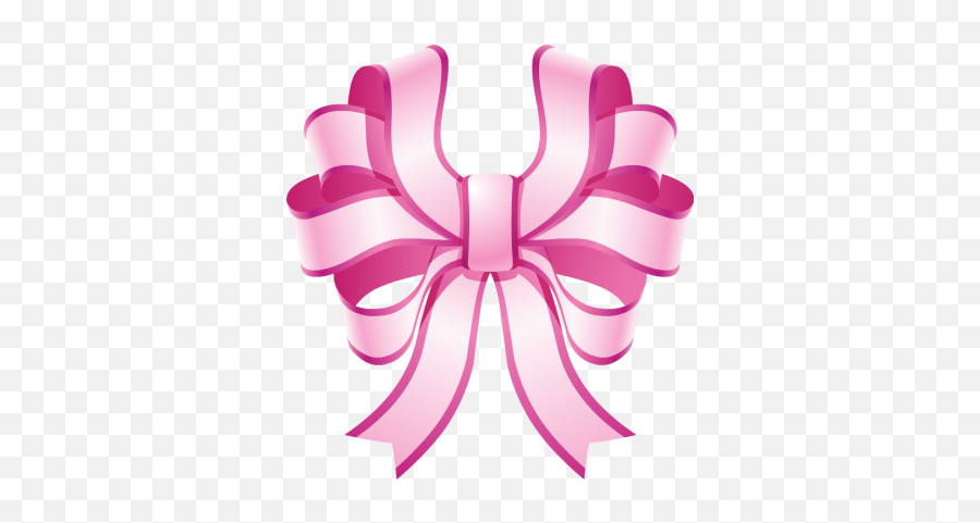 Pink Bow Png Clipart - Ribbon Vector,Pink Bow Png