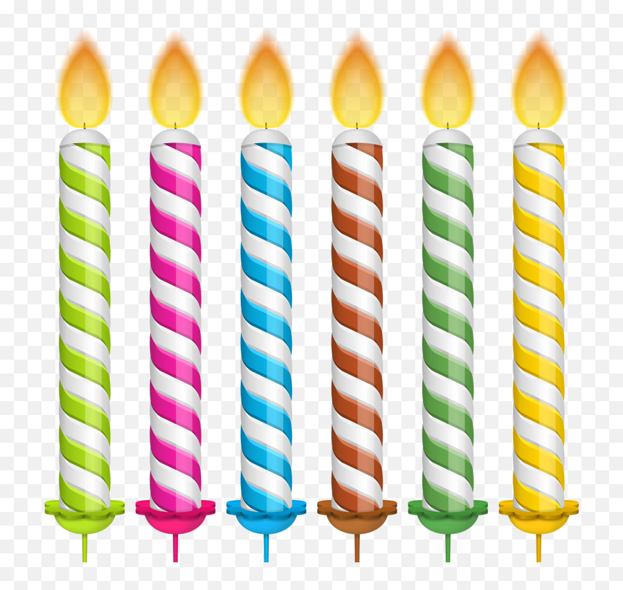 Birthday Cake Candle Clip Art - Birthday Candles Png,Birthday Candles Png