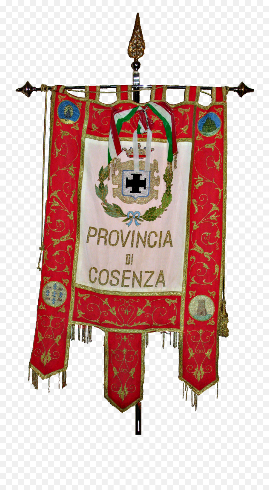 Fileprovincia Di Cosenza - Gonfalonepng Wikimedia Commons Banner,Medieval Banner Png