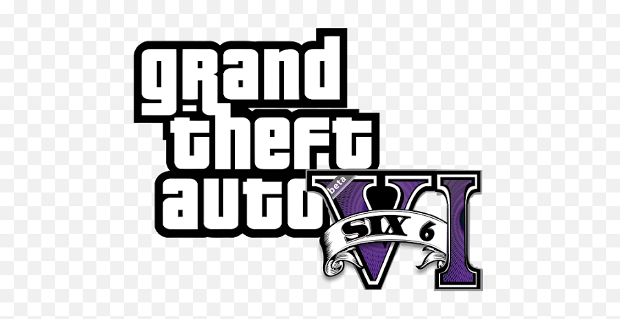 Grand Theft Auto Vi Png Clipart - Grand Theft Auto 6 Png,6 Png