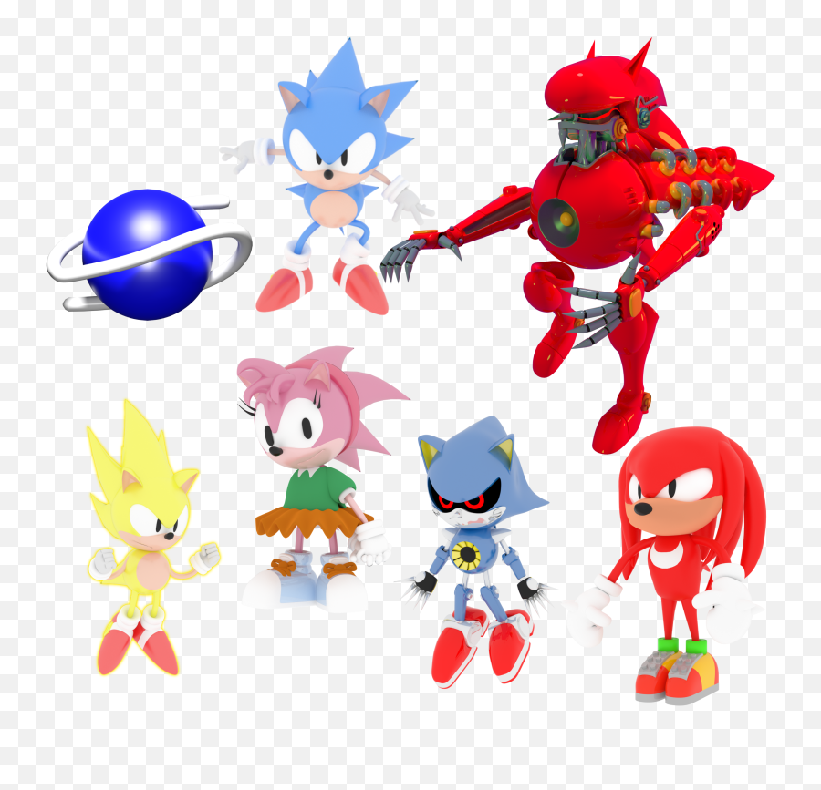 Here Are My Models Of The Week - Super Metal Sonic Sonic Png,Super Png