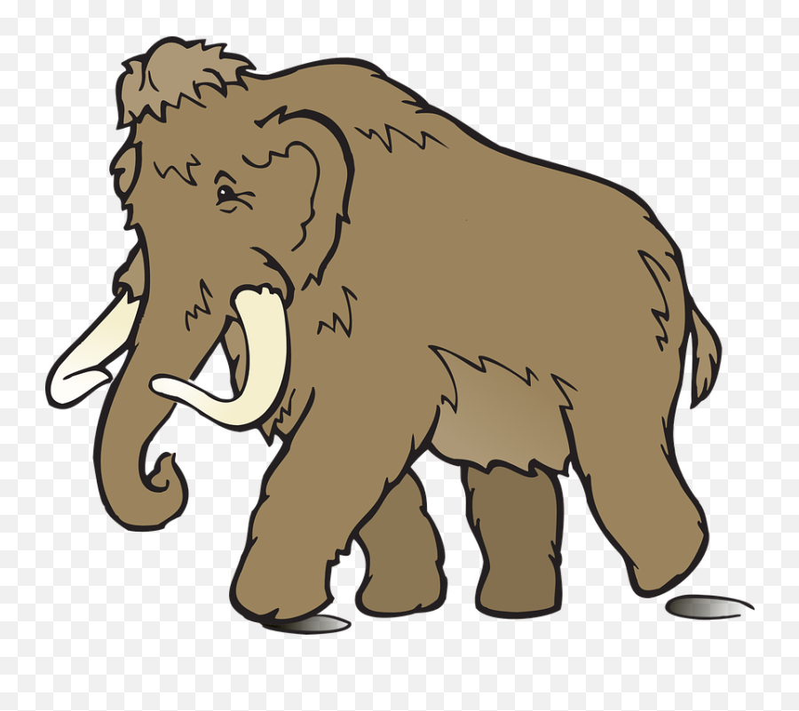 Mastodon Mammoth Pachyderm - Wooly Mammoth Clipart Png,Mastodon Png