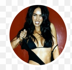 Download Megan Fox Sexy Png Image With - Black Bikini Megan Fox,Megan Fox Png