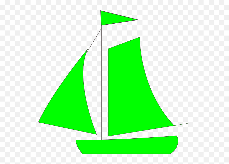 Green Clipart Sailboat Transparent Free For - Green Sailboat Clipart Png,Sailboat Png