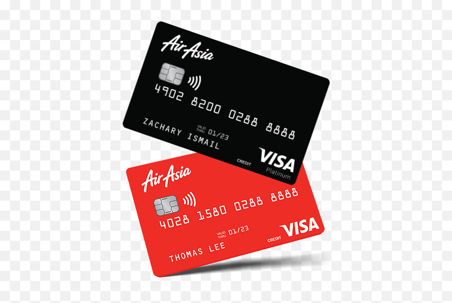 How To Earn More With The Brand New Airasia Credit Card - Air Asia Png,Credit Cards Png