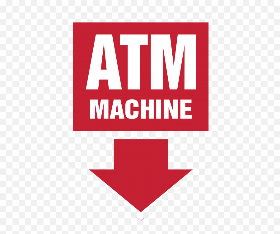 Coroplast Hanging Sign - Atm Machine 17 X 23 Rushmore Tramway Adventures Png,Hanging Sign Png