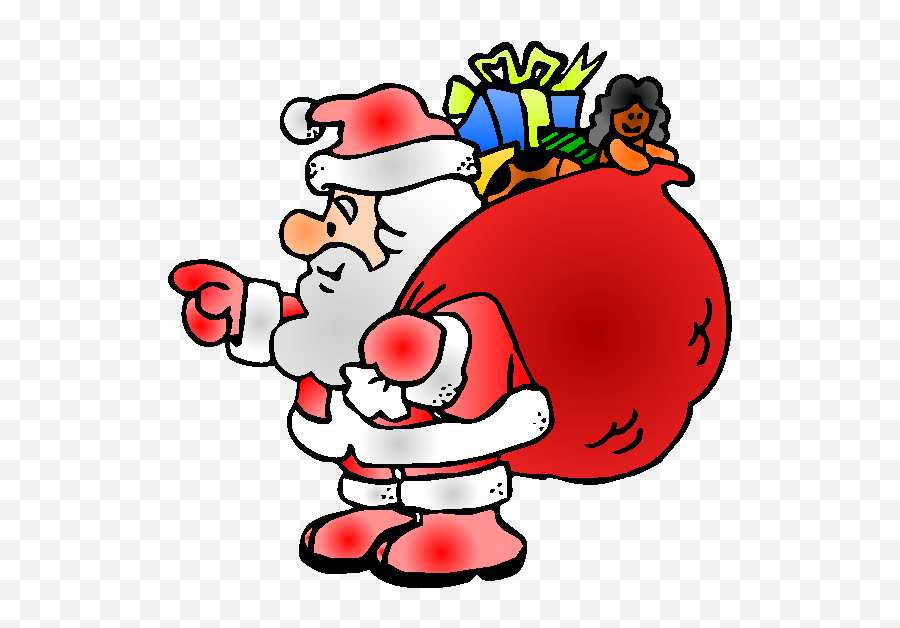 Santa Claus With His Bag Png Svg Clip Art For Web - Stay Up Late Coupon,Cartoon Santa Hat Png