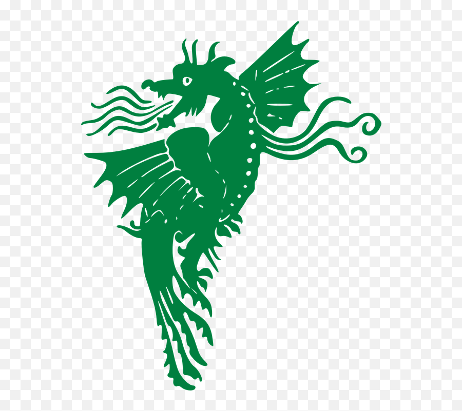 Dragon Green Flying - Free Vector Graphic On Pixabay St Davids Day Menu Png,Tatoo Png