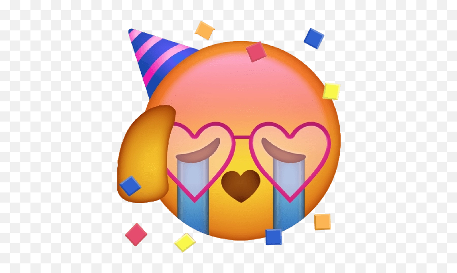 Heart Anger Emoji Transparent Background Png Mart - Happy Birthday Iphone Emoji,Deal With It Glasses Transparent Background