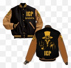 Download Hd Varsity Jacket - Icp Ringmaster Black Wool Letterman Jacket Png,Ringmaster Png
