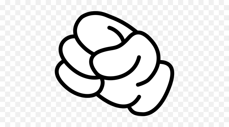 Clenched Fist Cartoon - Transparent Png U0026 Svg Vector File Puño Cerrado Dibujo Png,Black Fist Png