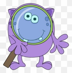 Free Clipart Magnifying Glass - Clipartingcom Monster With Magnifying Glass png