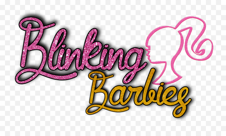 Dollu201d Lashes Blinking Barbies - Calligraphy Png,Barbie Logo Png