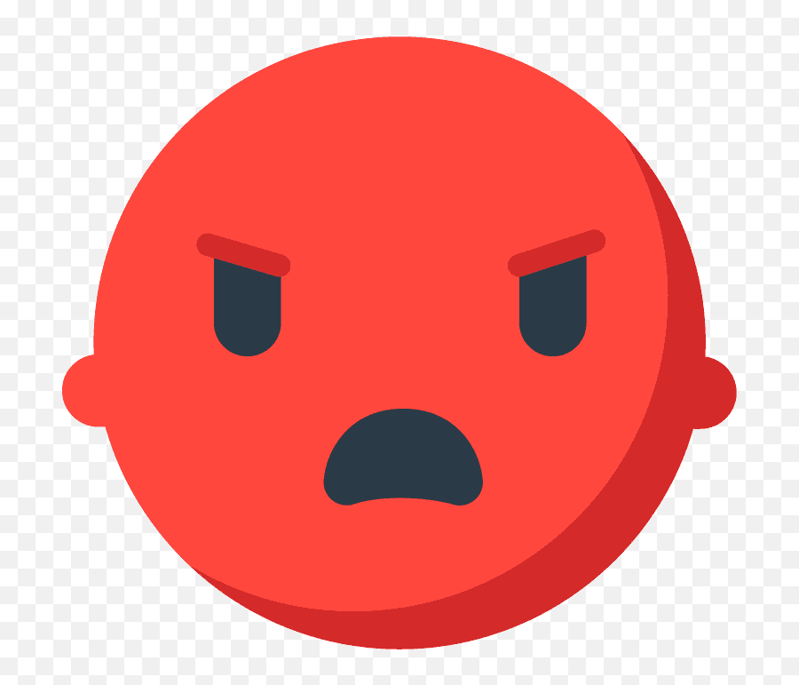 Angry Face Emoji Clipart - 512 512 Pixels Png,Angry Face Emoji Png