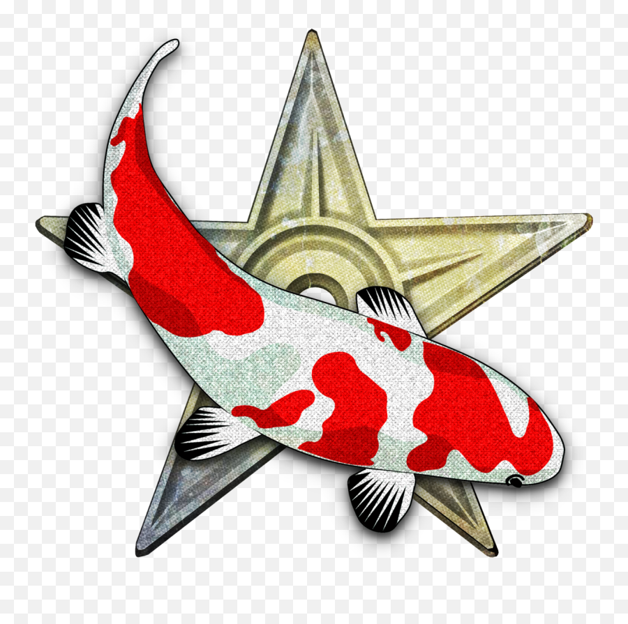 Fish Barnstar - Koi Fish Clipart Png,Fishes Png