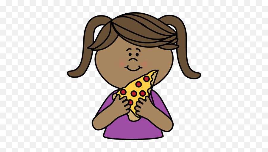 Pizza Clip Art - Pizza Images For Teachers Educators Girl Eating Pizza Clipart Png,Teacher Clipart Transparent