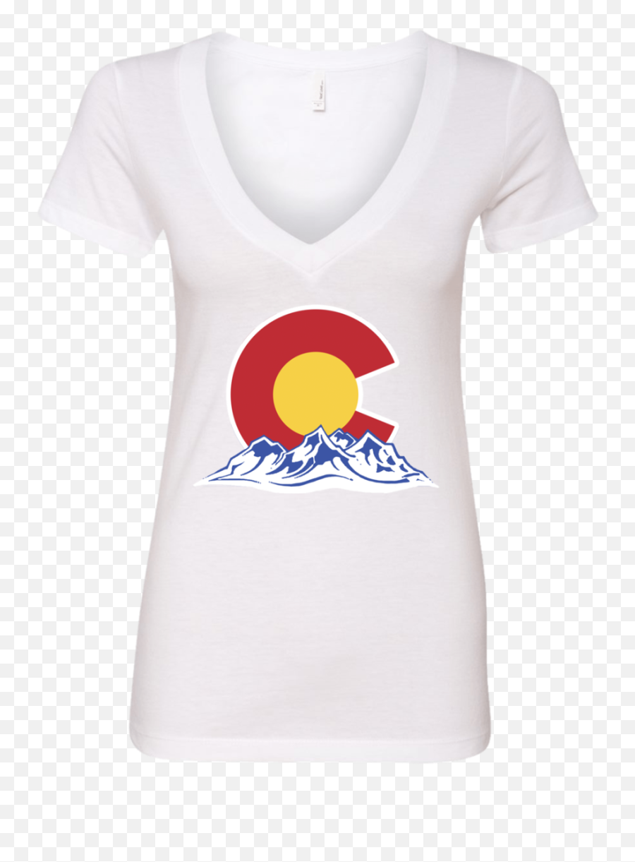Download Colorado Mountain Silhouette - Short Sleeve Png,Mountain Silhouette Png