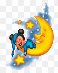Baby Mickey Mouse And Friends Sleeping - Sleeping Baby Mickey Mouse Png,Friends Clipart Png