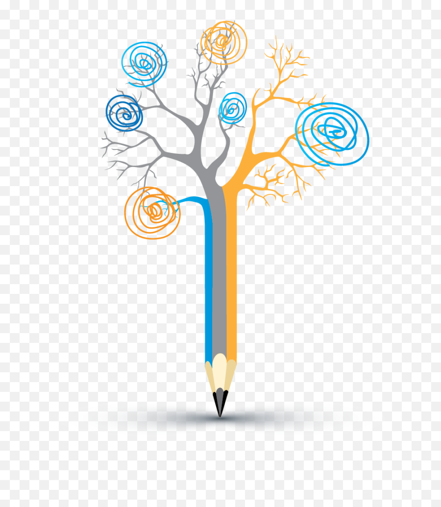 Online Pencil Logo Template Design - Education Pencil Logo Png,Education Logo Png