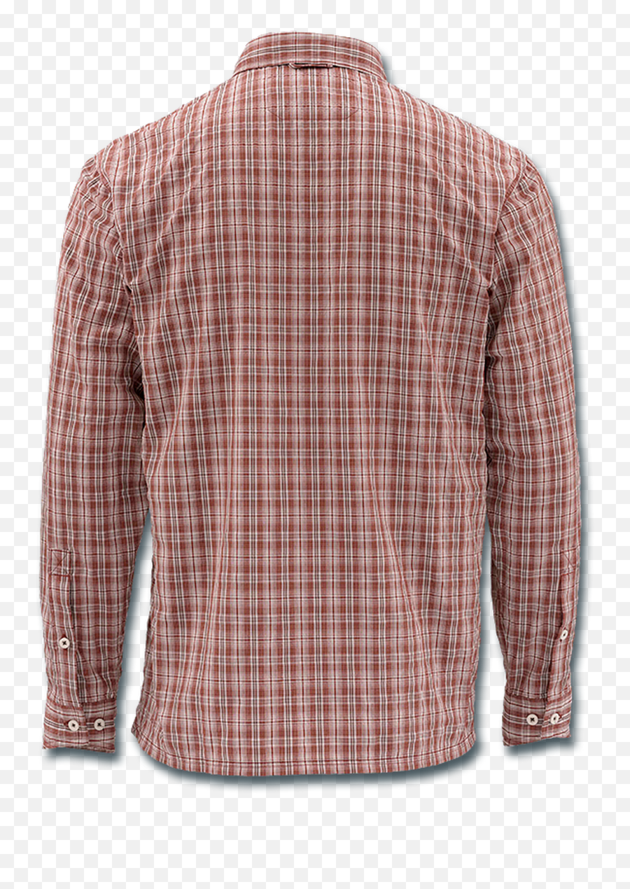 Simms Stone Cold Ls Shirt - Rusty Red Plaid Long Sleeve Png,Stone Cold Png