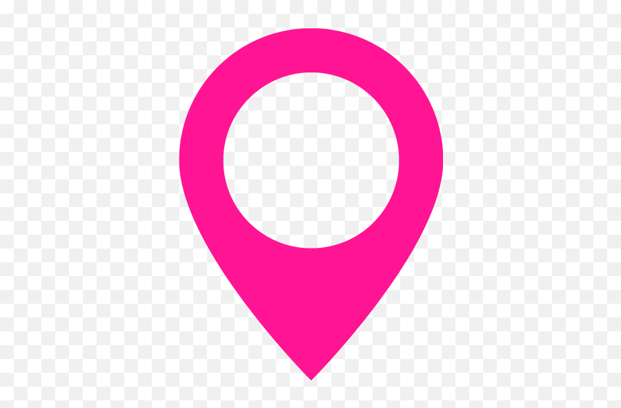 Deep Pink Map Marker 2 Icon - Free Deep Pink Map Icons Map Pin Icon Pink Png,Marker Line Png