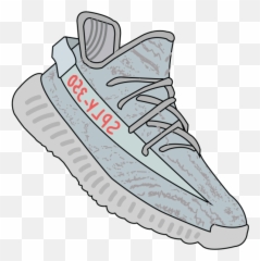 Download Yeezy Boost Blue Tint Official - Transparent Background Yeezy Clipart Png,Yeezy Png