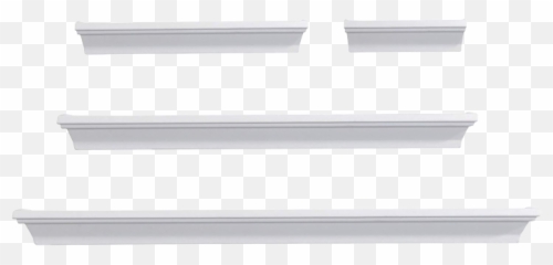 Best Wall Shelves Of 2020 - Melannco Floating Wall Mount Molding Ledge Shelves Png,Shelf Png