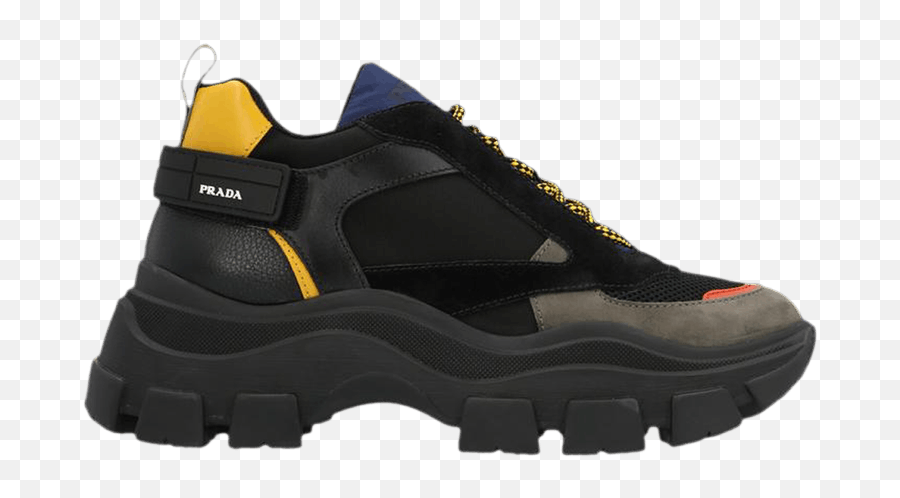 Prada Pegasus Low U0027vertical Logo Embossedu0027 - Hiking Shoe Png,Prada Logo Png