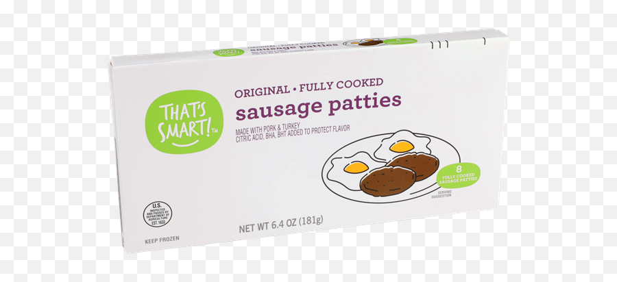 Original Fully Cooked Sausage Patties - Food Png,Hy Vee Logos