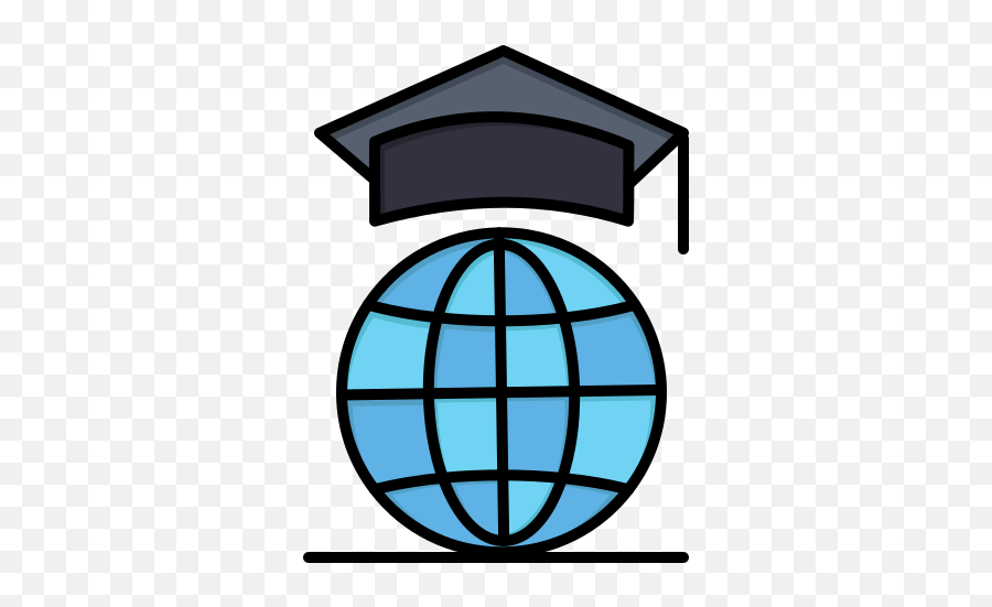 Globe Internet Online Graduation Free Icon Of Modern - Impact Environment Icon Png,Graduation Icon Png