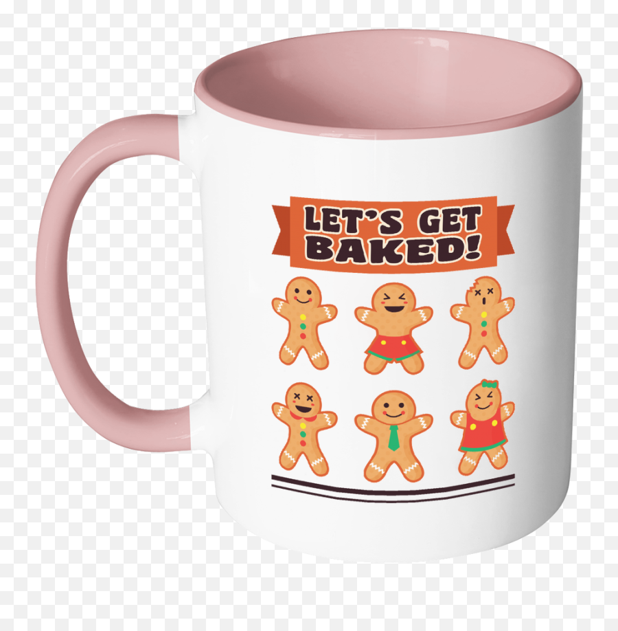 Letu0027s Get Baked Ugly Christmas Sweater 11oz Accent - Coffee Serveware Png,Ugly Christmas Sweater Png
