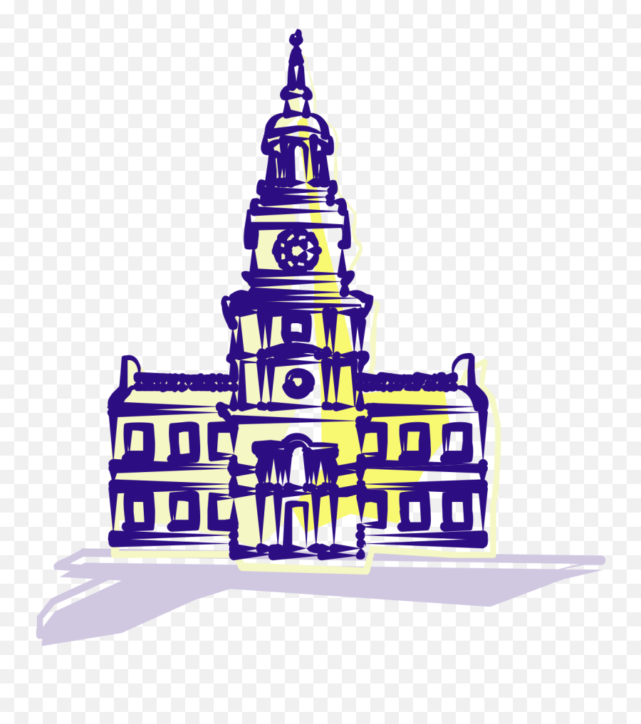 Independence Hall Clip Art - University Clipart Philadelphia City Hall Clip Art Png,Declaration Of Independence Png