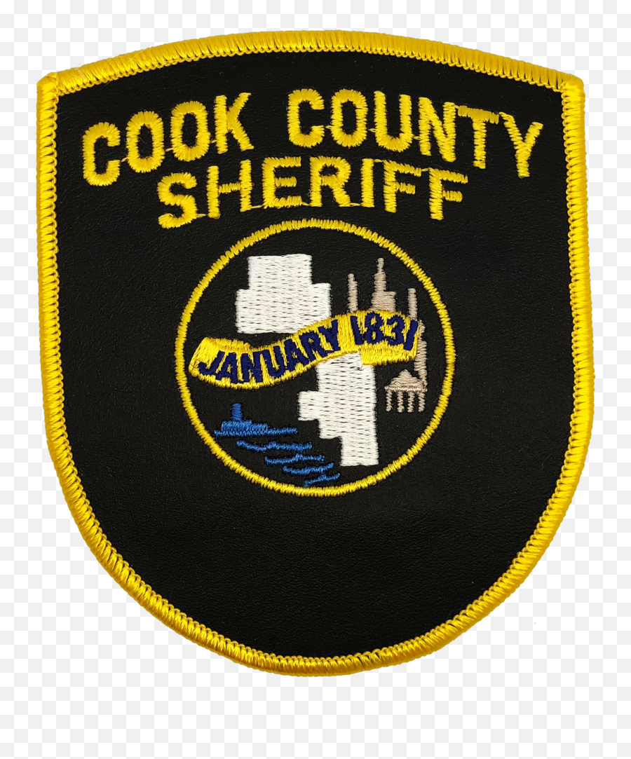 Cook County Sheriff Shoulder Patch - Cook County Sheriff Png,Blank Police Badge Png