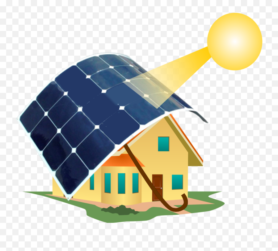 Download 891 X 749 11 - Solar Panel Clipart Png,House Clipart Transparent